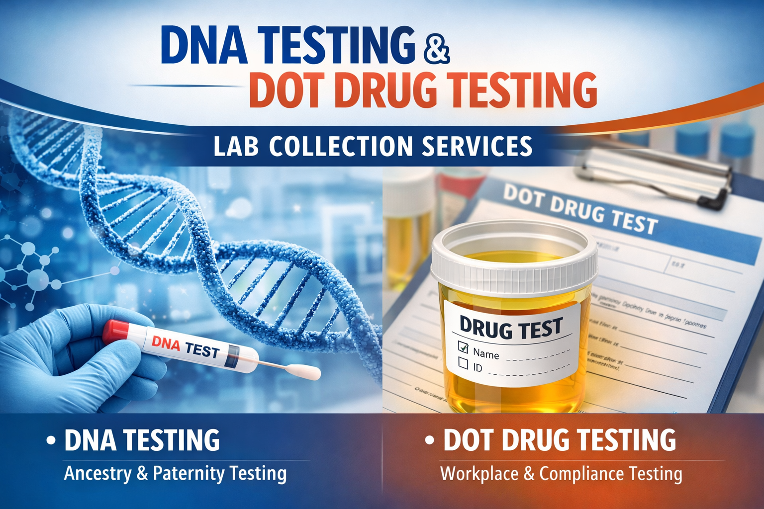 DNA & Drug Testing banner